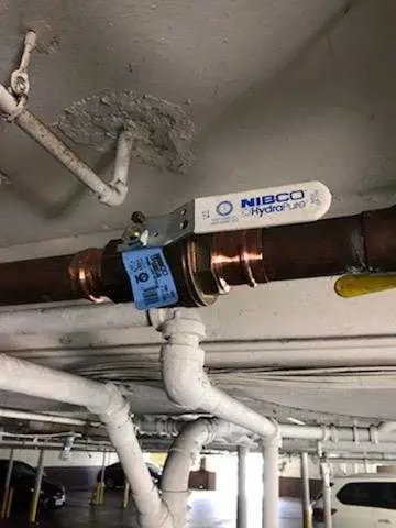 Copper pipe repair and valve work for Backflow Testing in Relius