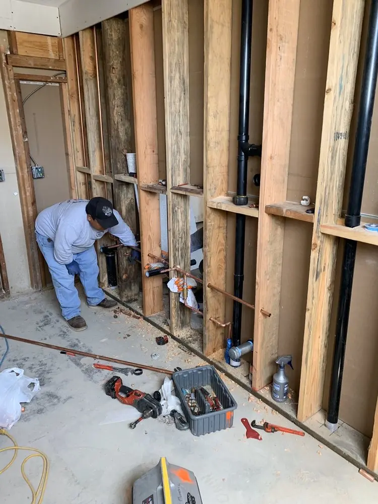 Commercial rough-in plumbing for Gas Line Repair in Relius